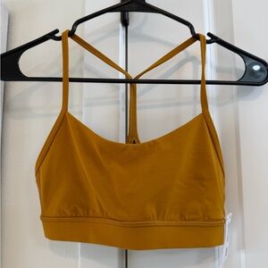 NWT Lululemon Athletica Flow Y Bra *Nulu Fool’s Gold